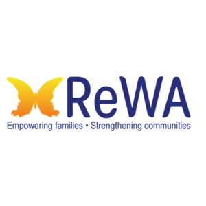 Logo for "Refugee Womens Alliance"