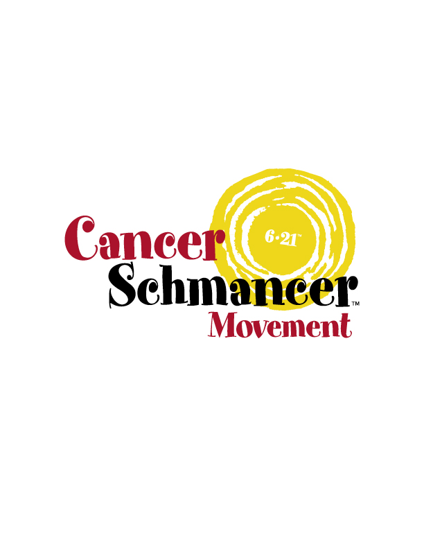 Logo for "CANCER SCHMANCER"