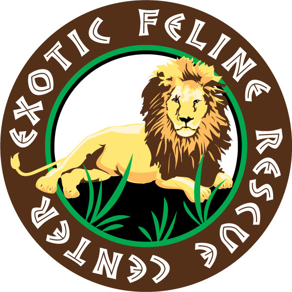 Logo for "Exotic Feline Rescue Center"