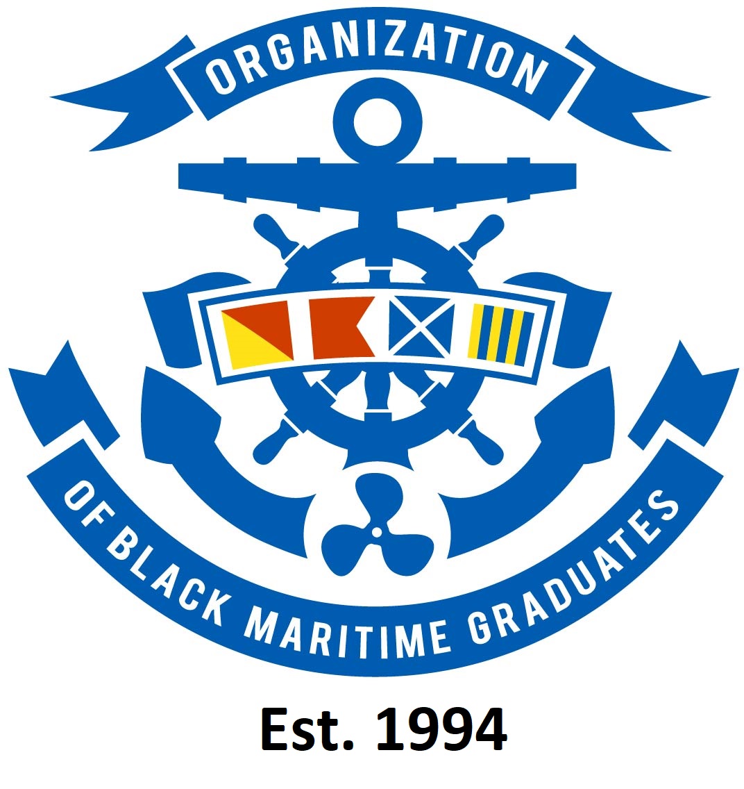 Logo for "Organization of Black Maritime Graduates"