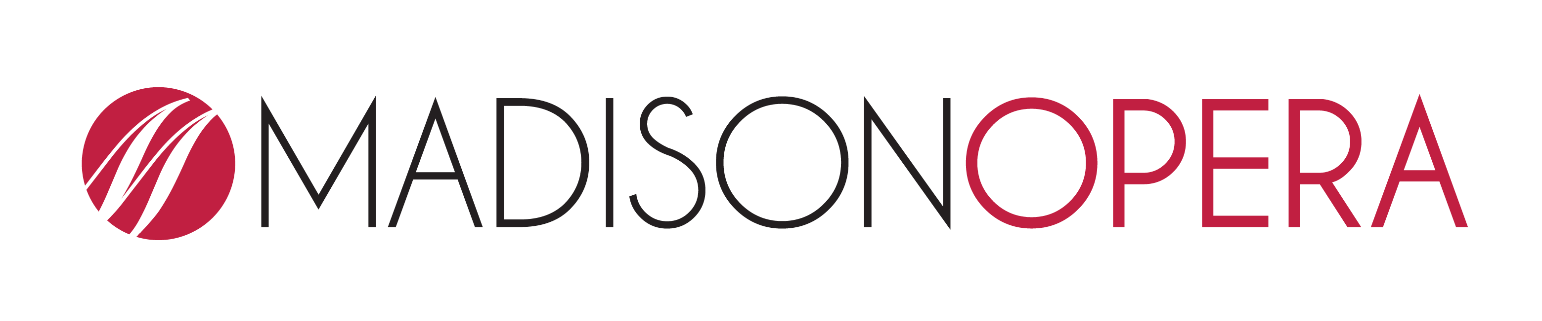 Logo for "MADISON OPERA INC"