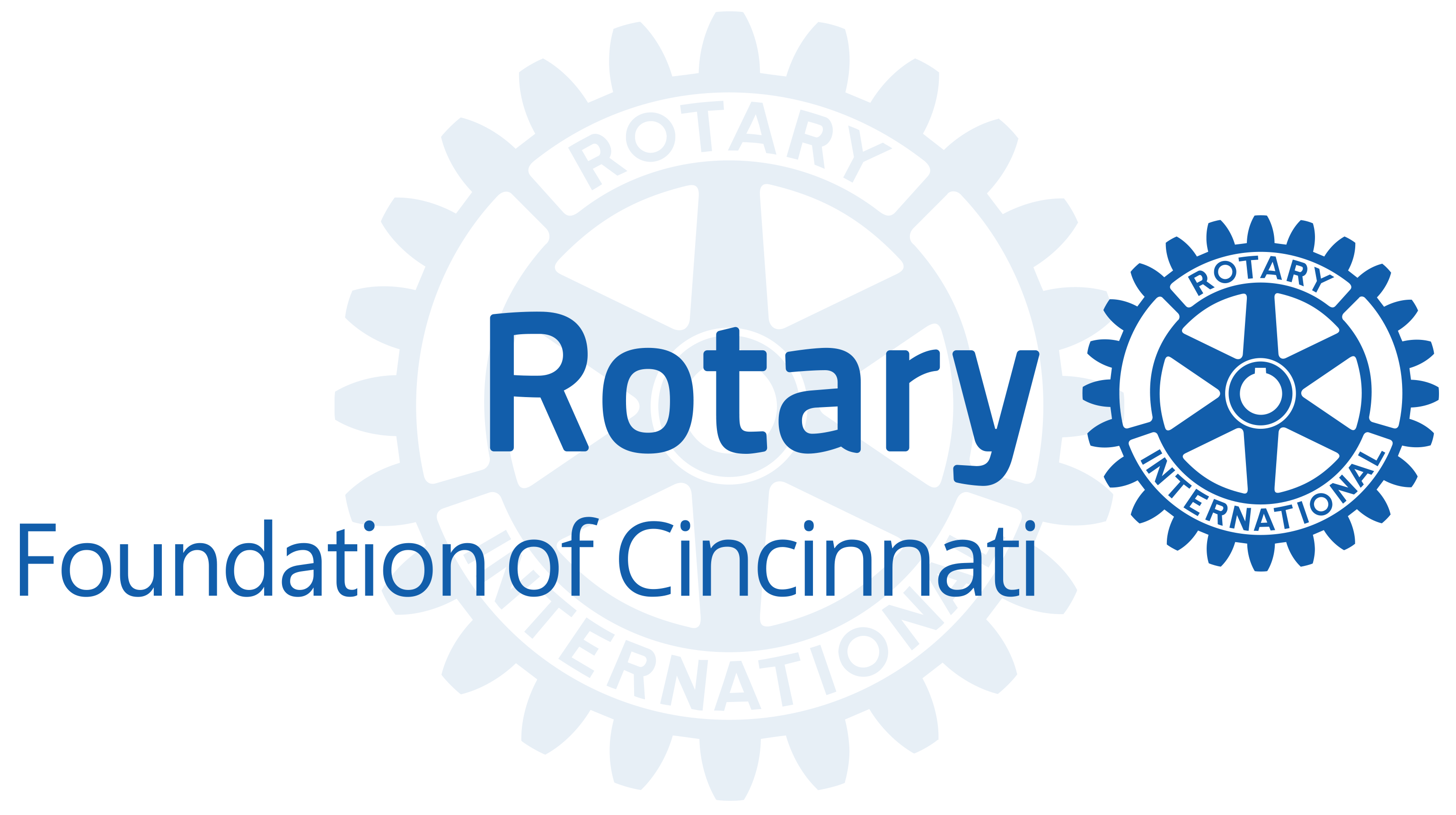 Logo for "ROTARY FOUNDATION OF CINCINNATI"