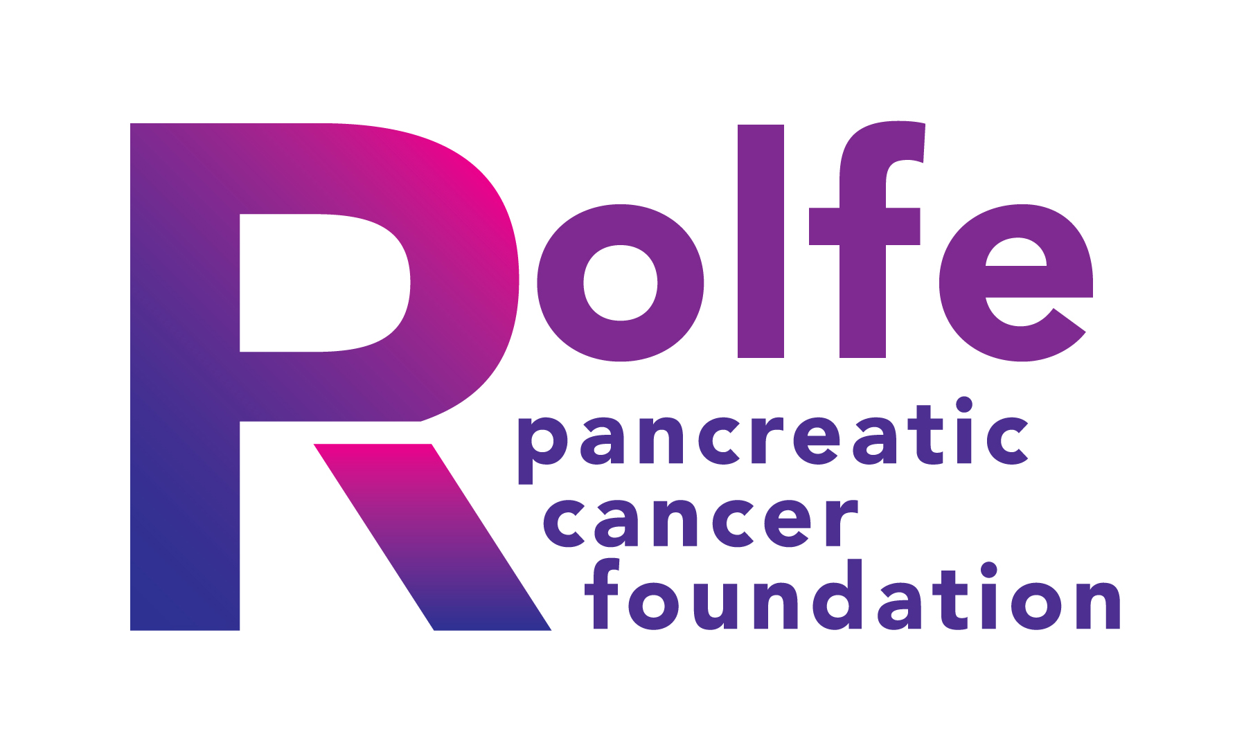 Logo for "Michael Rolfe Pancreatic Cancer Foundation"