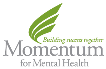 Logo for "MOMENTUM FOR HEALTH"