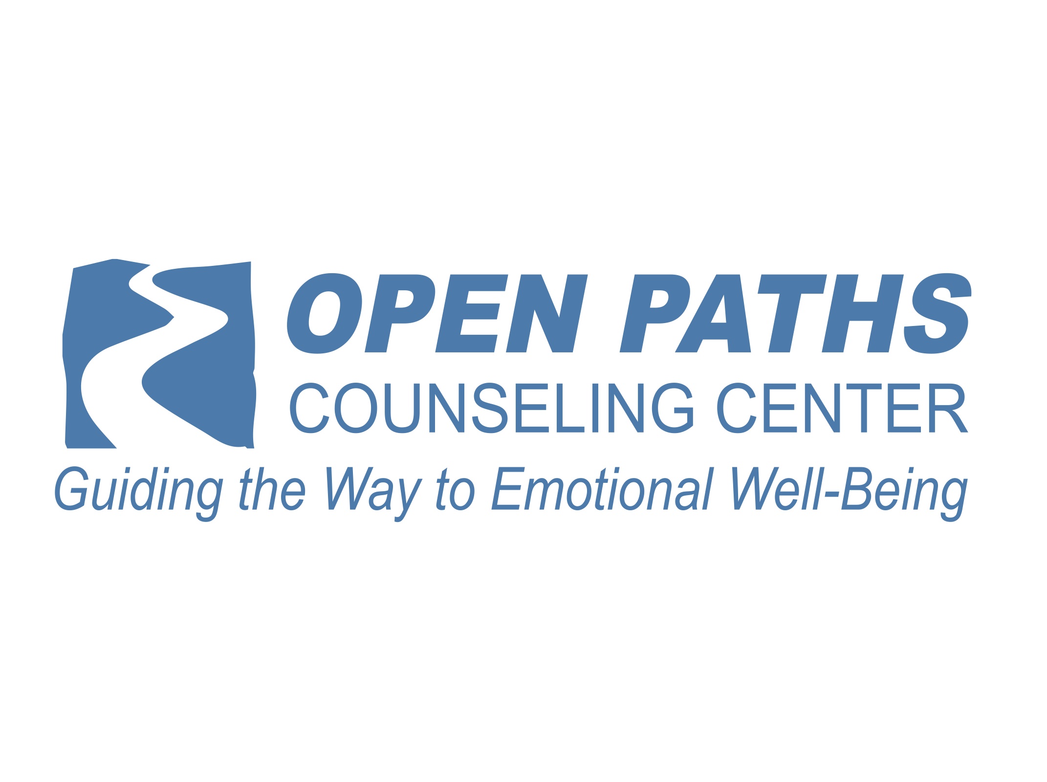 Logo for "OPEN PATHS COUNSELING CENTER"
