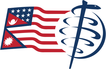 Logo for "AMERICA NEPAL MEDICAL FOUNDATION"