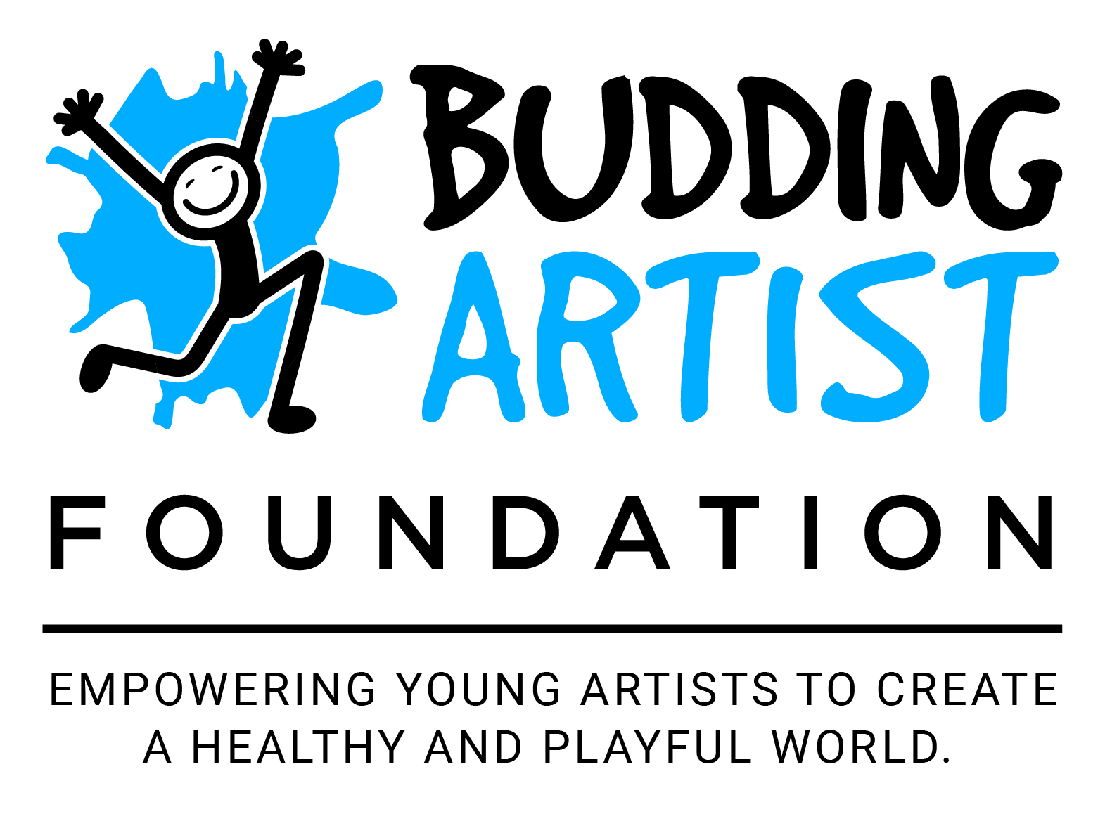 Logo for "BUDDING ARTIST FOUNDATION"