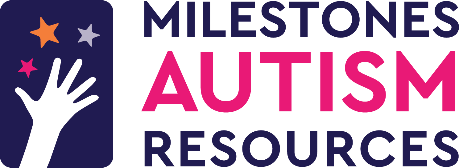 Logo for "MILESTONES AUTISM RESOURCES"