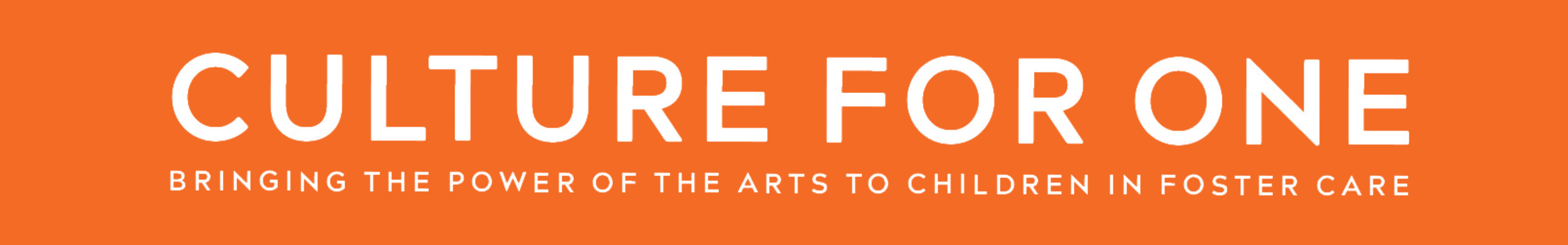 Logo for "CULTURE FOR ONE INC"