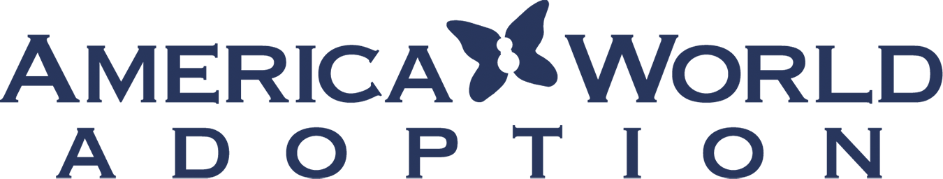 Logo for "AMERICA WORLD ADOPTION ASSOCIATION"