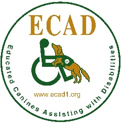 Logo for "EAST COAST ASSISTANCE DOGS INC"
