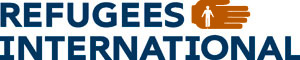 Logo for "REFUGEES INTERNATIONAL INC"