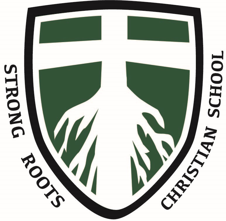 Logo for "STRONG ROOTS CHRISTIAN SCHOOL"