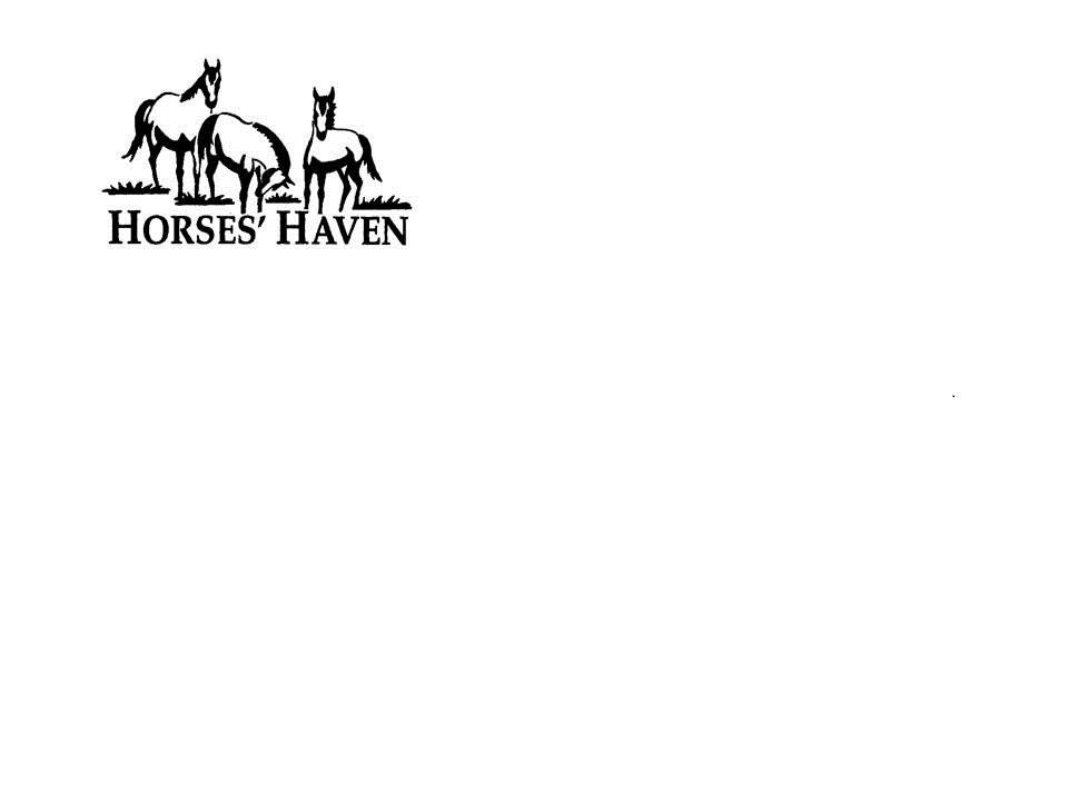 Logo for "HORSES' HAVEN"