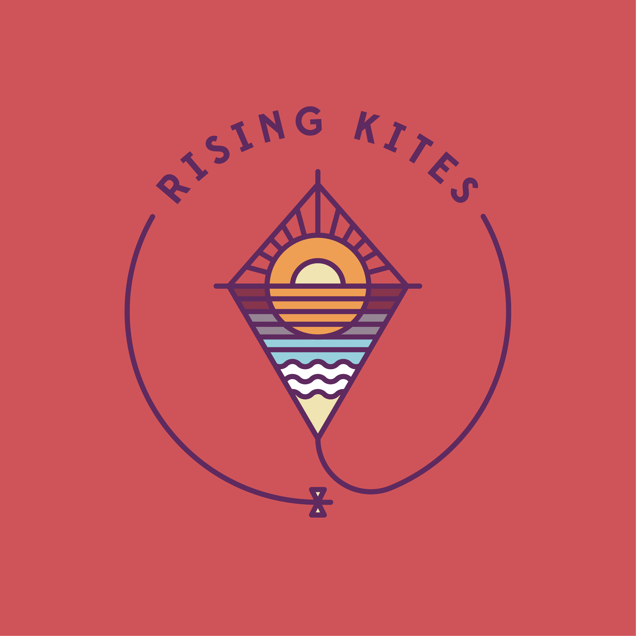 Logo for "RISING KITES"