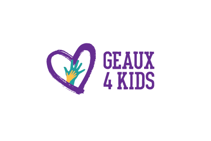 Logo for "GEAUX 4 KIDS"
