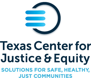 Logo for "TEXAS CENTER FOR JUSTICE AND EQUITY"