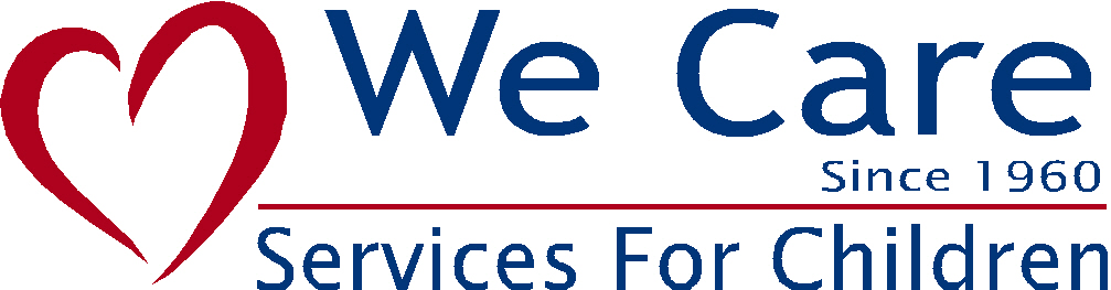 Logo for "We Care Services For Children"