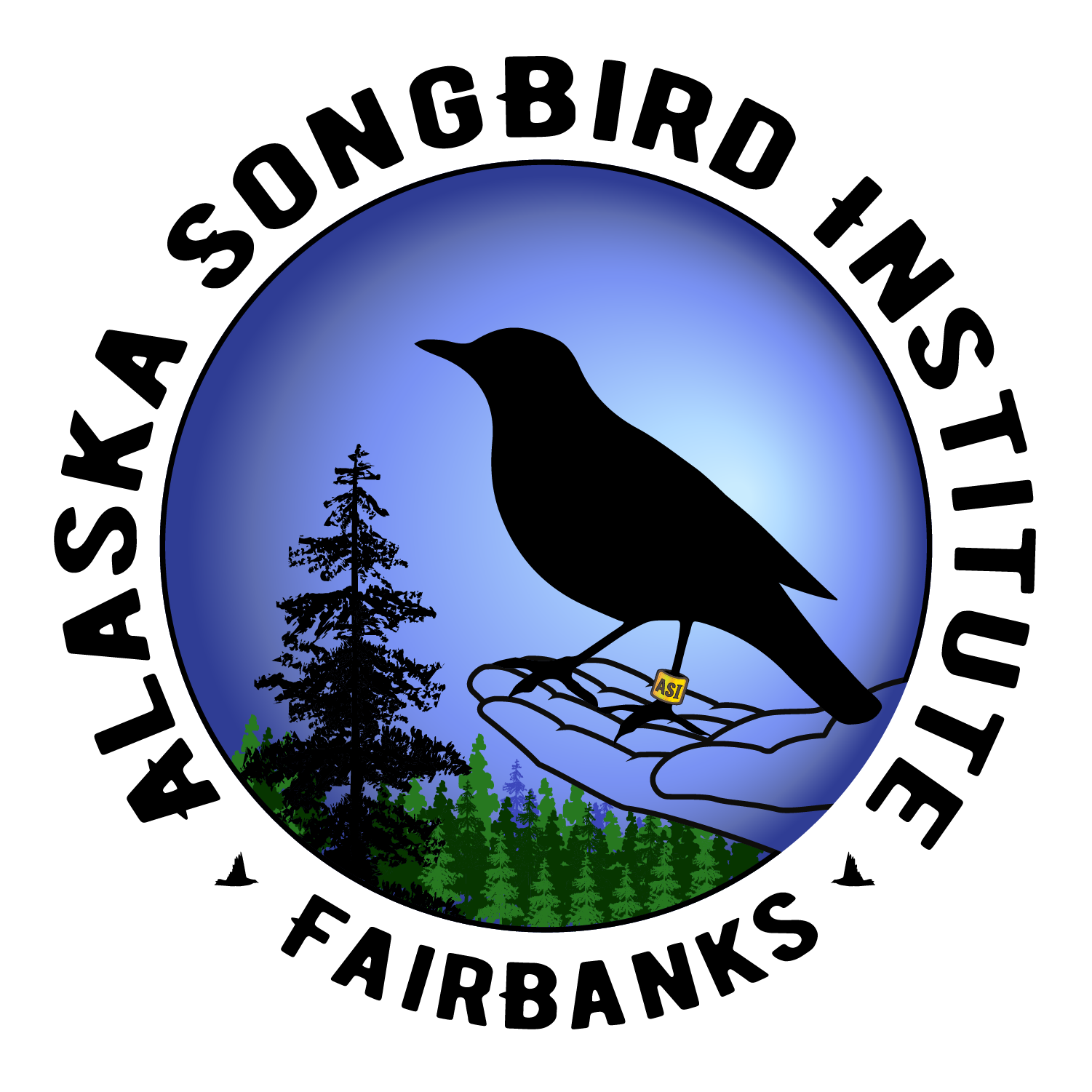 Logo for "ALASKA SONGBIRD INSTITUTE"
