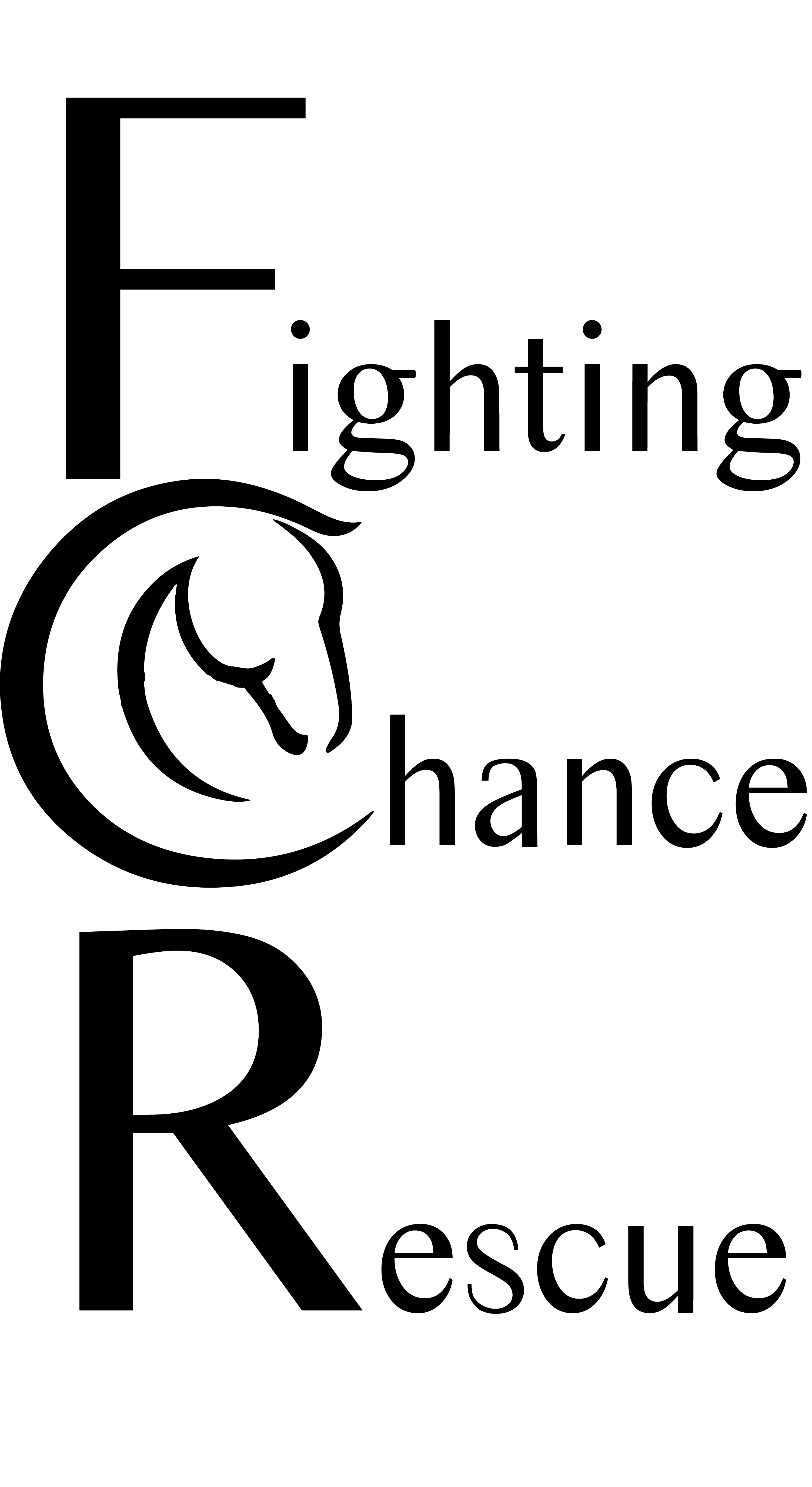 Logo for "FIGHTING CHANCE RESCUE"