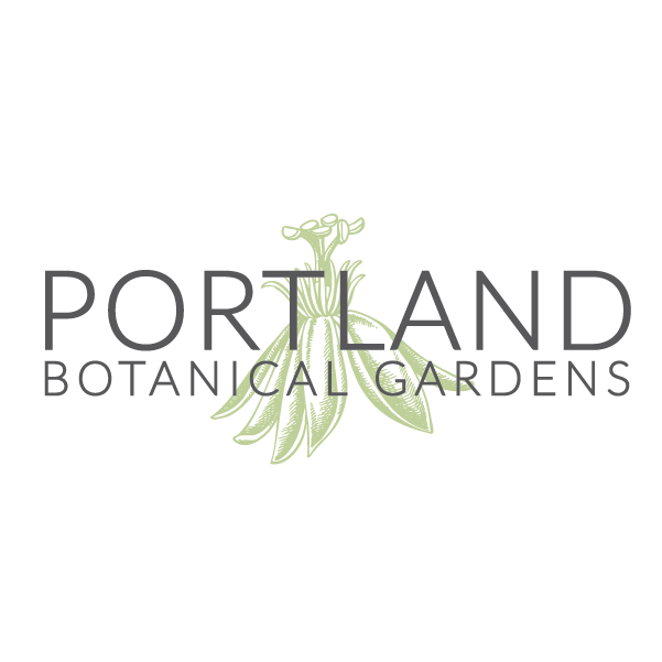 Logo for "PORTLAND BOTANICAL GARDENS"