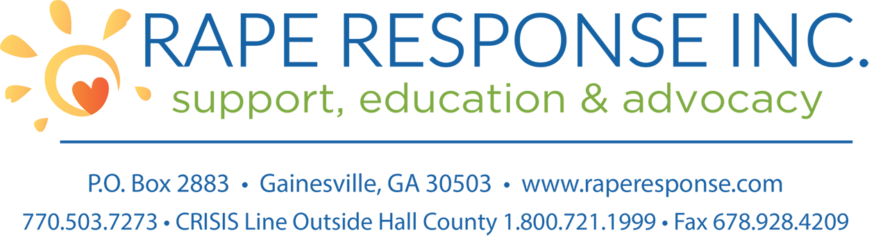 Logo for "RAPE RESPONSE INC"