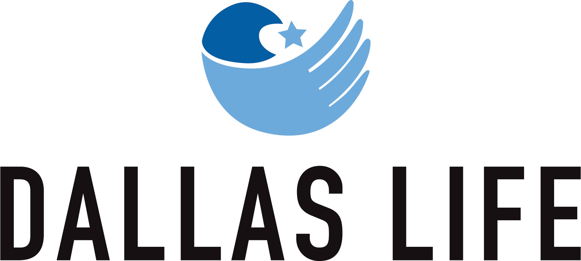 Logo for "DALLAS MISSION FOR LIFE Doing business as Dallas Life"