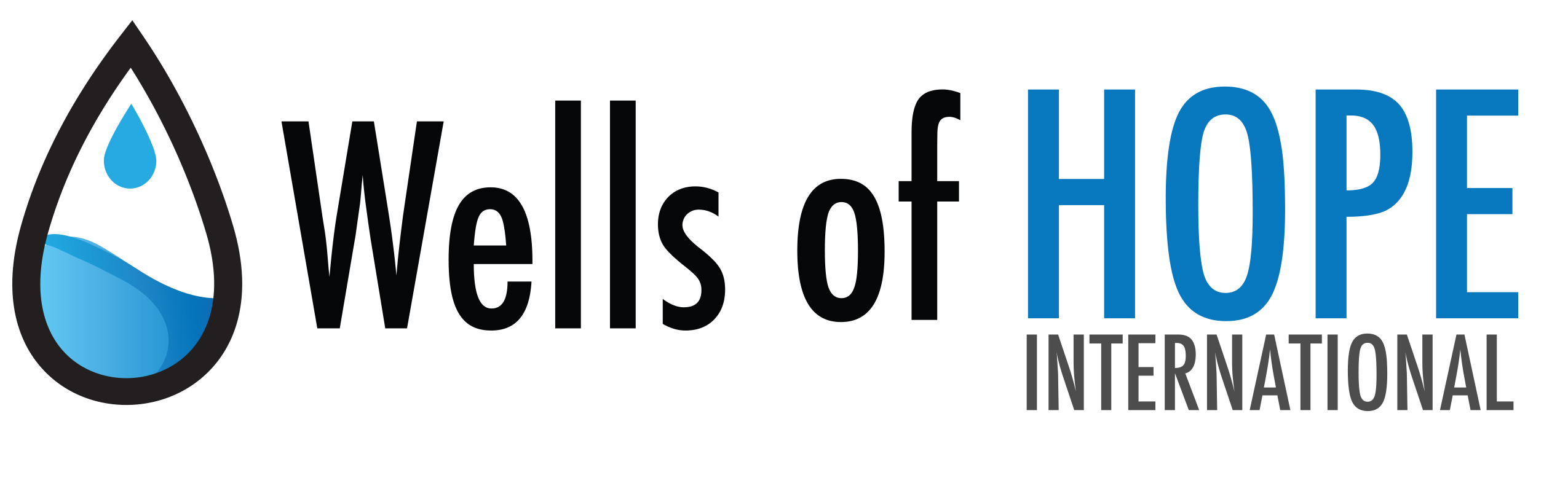 Logo for "WELLS OF HOPE INTERNATIONAL INC"