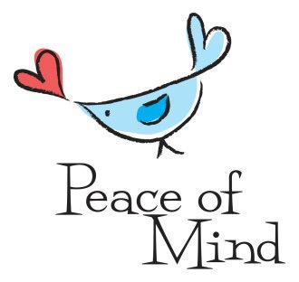 Logo for "PEACE OF MIND INC"