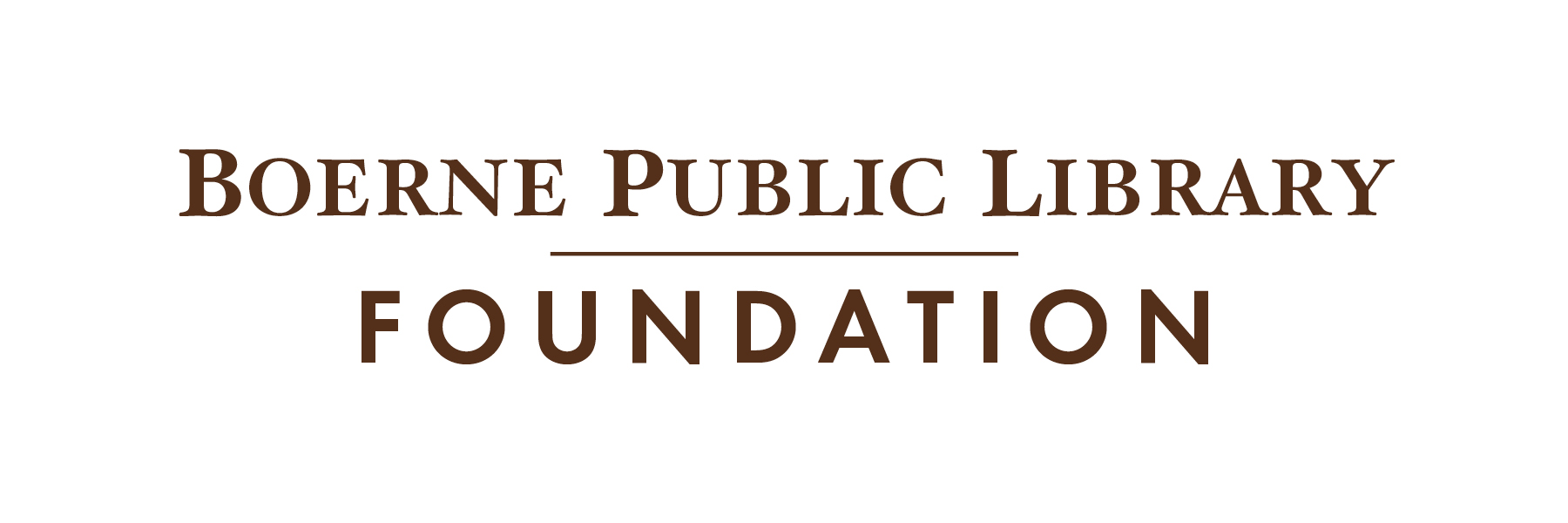 Logo for "BOERNE PUBLIC LIBRARY FOUNDATION"