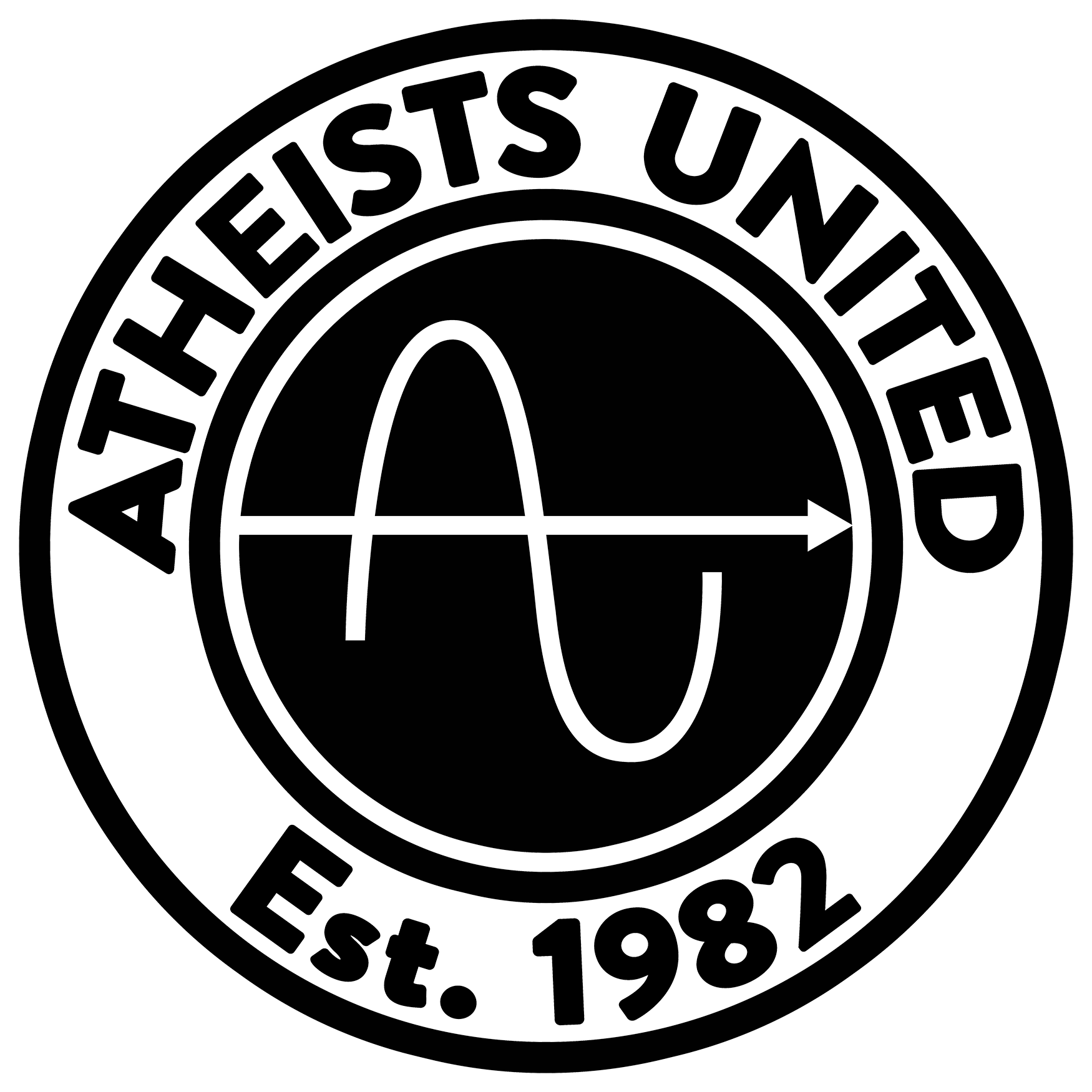 Logo for "Atheists United"