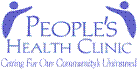 Logo for "People's Health Clicnic"