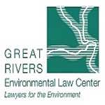 Logo for "Great Rivers Environmental Law Center"