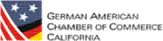 Logo for "GERMAN AMERICAN CHAMBER OF COMM CA INC"