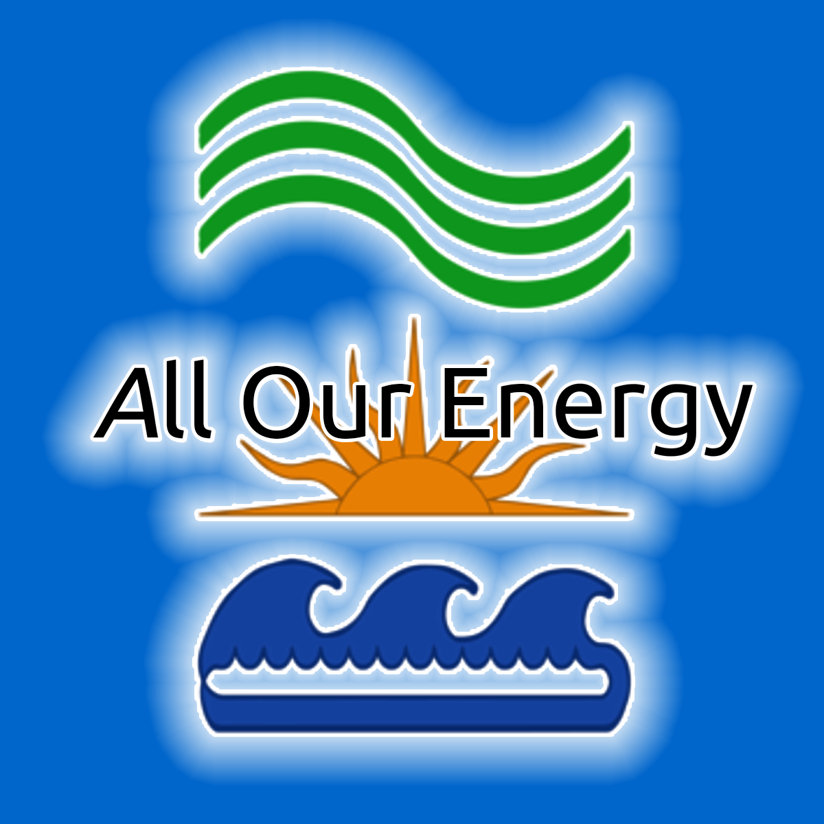 Logo for "ALL OUR ENERGY INC"