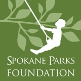 Logo for "Spokane Parks Foundation"