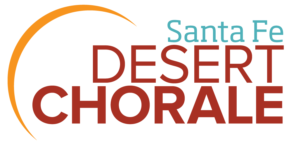 Logo for "SANTA FE DESERT CHORALE"