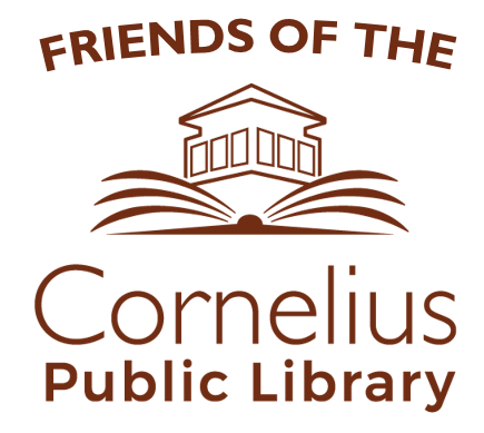 Logo for "FRIENDS OF THE CORNELIUS PUBLIC LIBRARY"