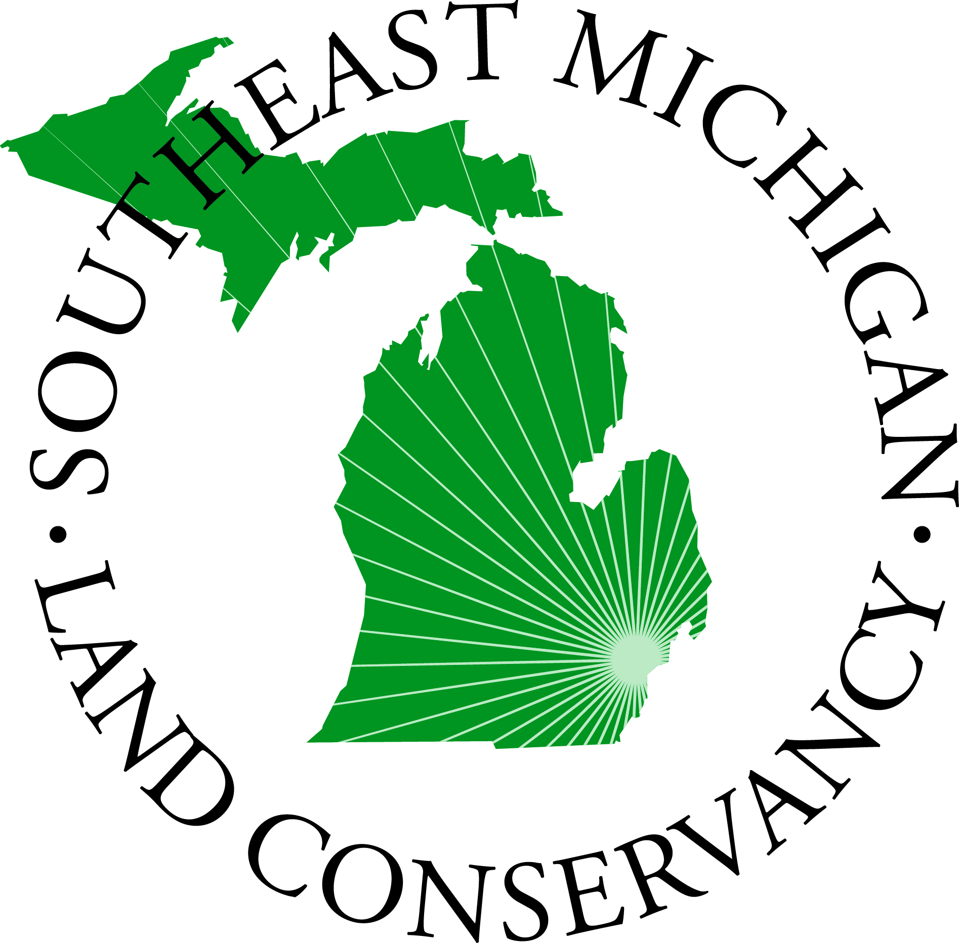 Logo for "SOUTHEAST MICHIGAN LAND CONSERVANCY"