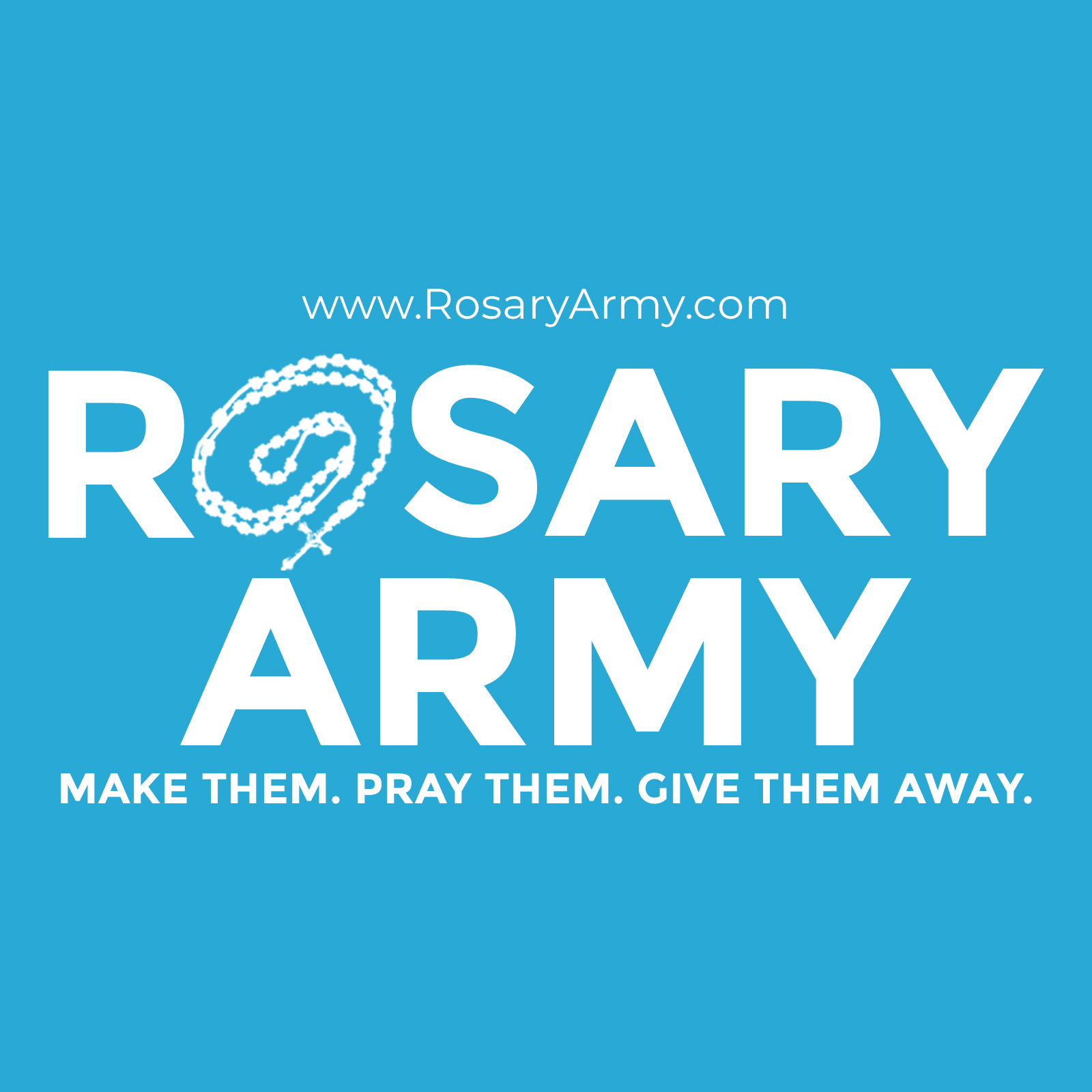 Logo for "ROSARY ARMY CORP"