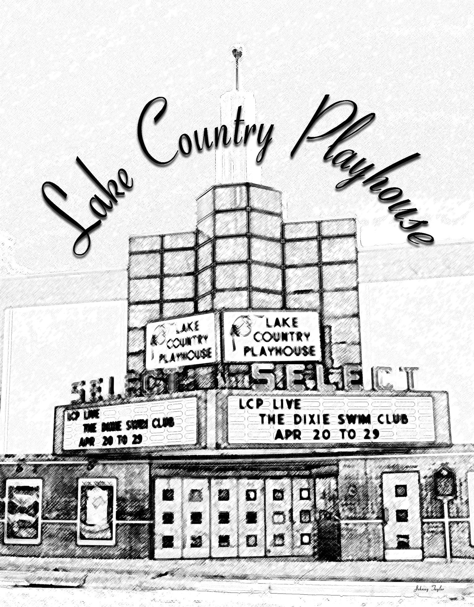 Logo for "LAKE COUNTRY PLAYHOUSE INC"