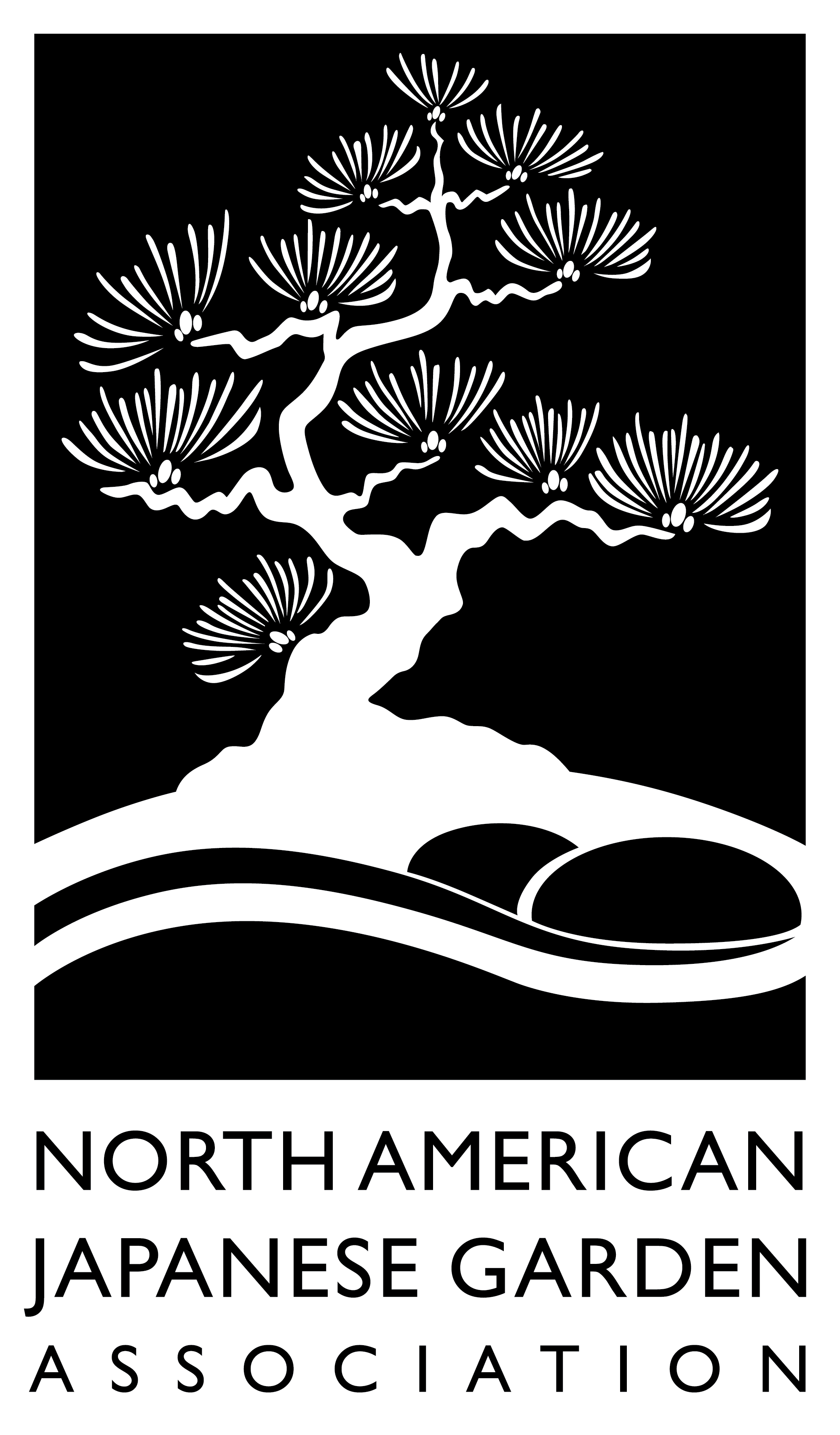 Logo for "NORTH AMERICAN JAPANESE GARDEN ASS0"
