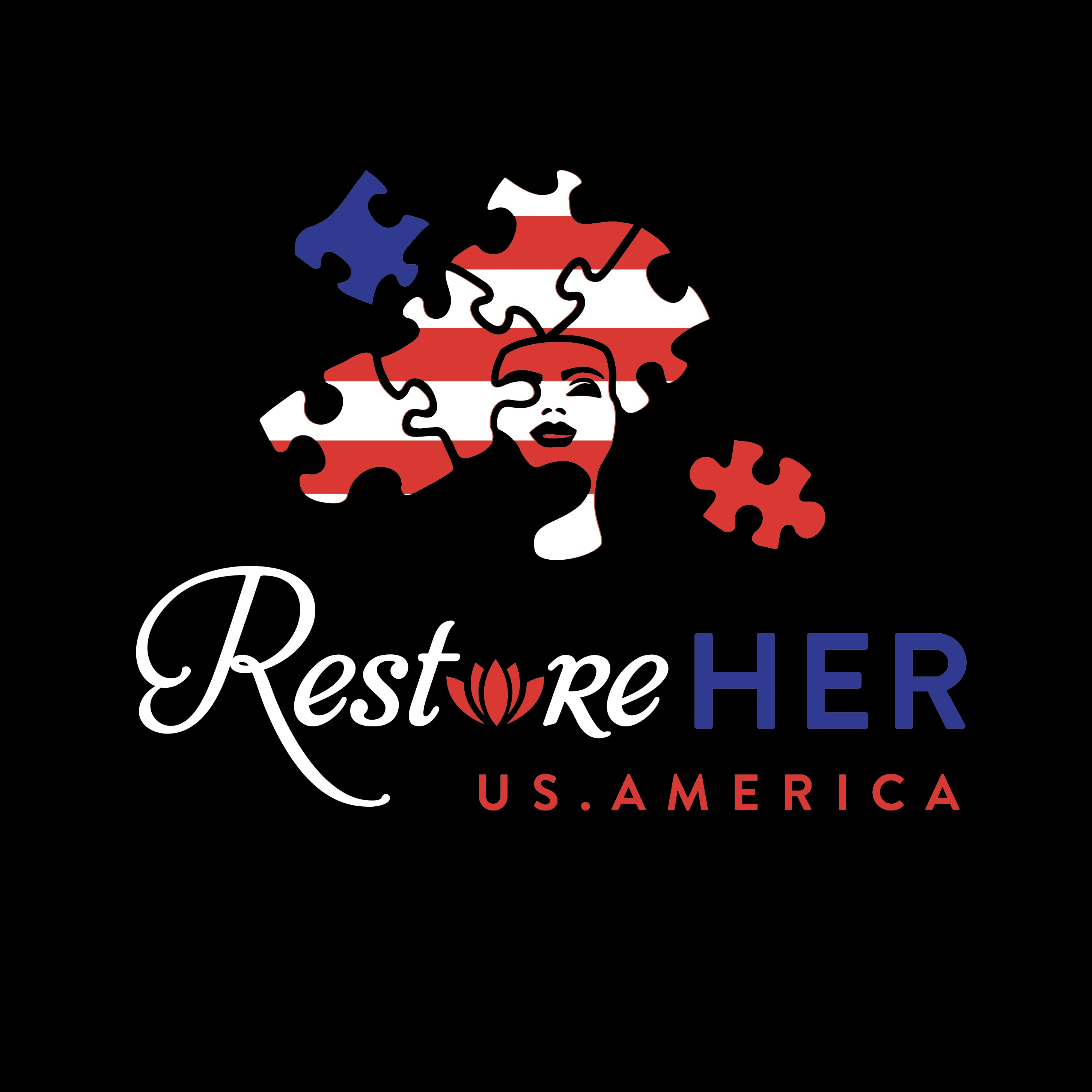 Logo for "RESTOREHER USAMERICA INC"