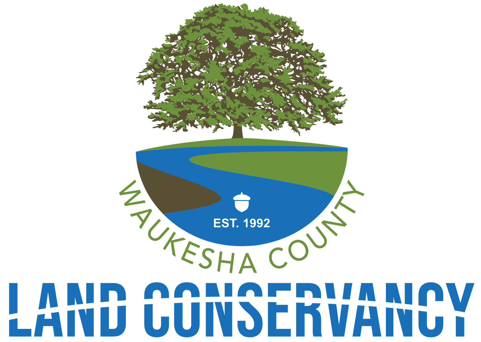 Logo for "WAUKESHA COUNTY LAND CONSERVANCY INC"