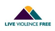Logo for "LIVE VIOLENCE FREE"