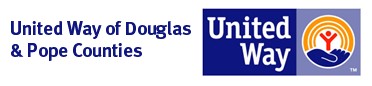 Logo for "UNITED WAY OF DOUGLAS & POPE COUNTIES"