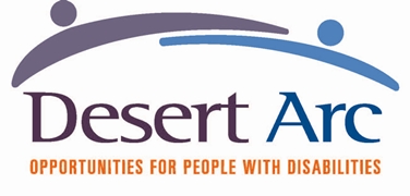 Logo for "DESERT ARC"