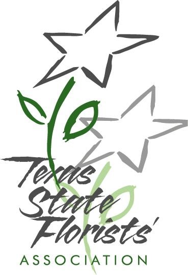 Logo for "TEXAS STATE FLORISTS' ASSOCIATION"