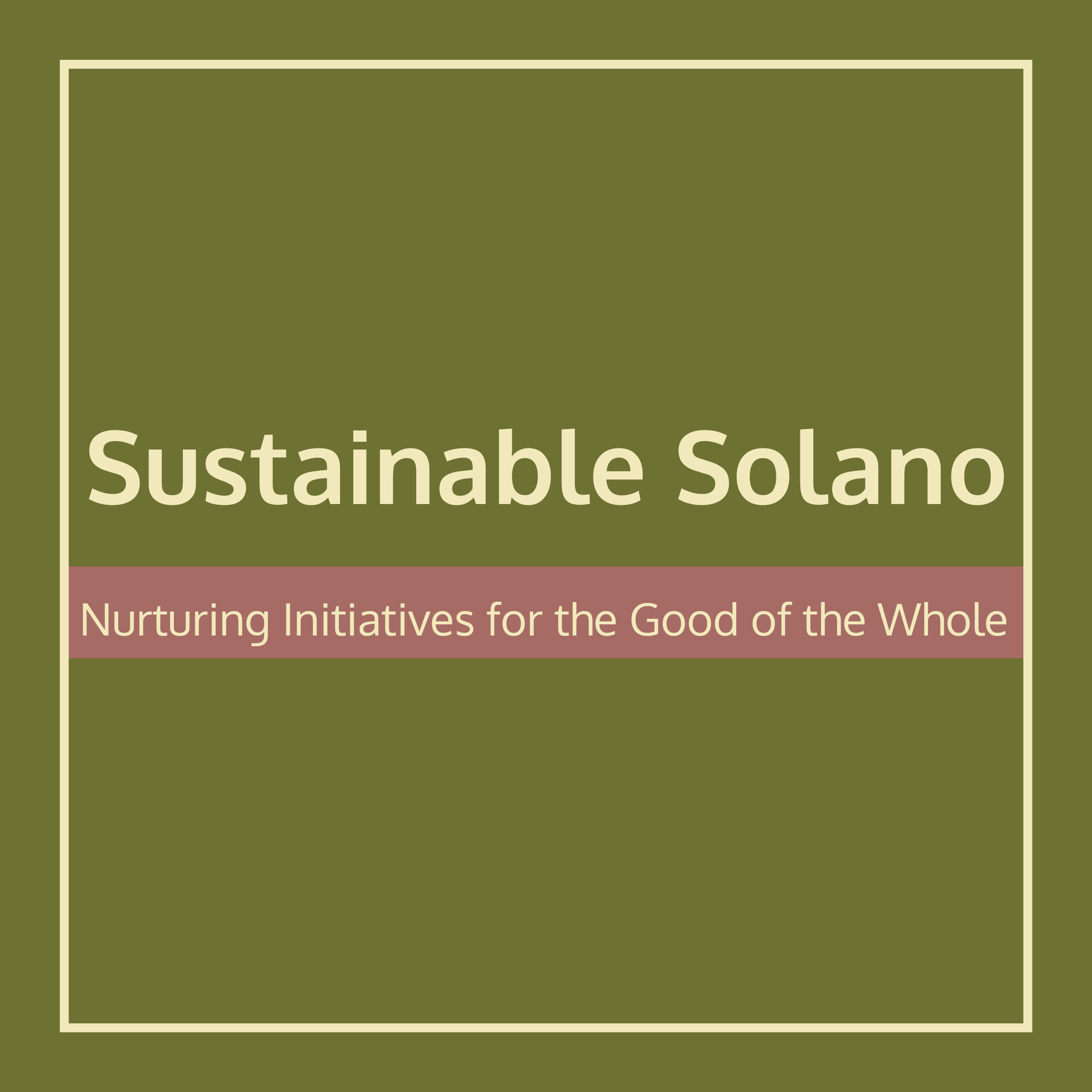 Logo for "SUSTAINABLE SOLANO INC"