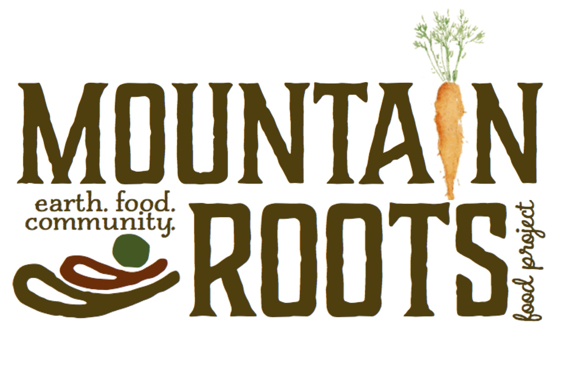 Logo for "MOUNTAIN ROOTS FOOD PROJECT"